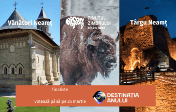 Ținutul Zimbrului – finalistă pentru Destinația Anului. Tu decizi dacă ajunge pe podium!