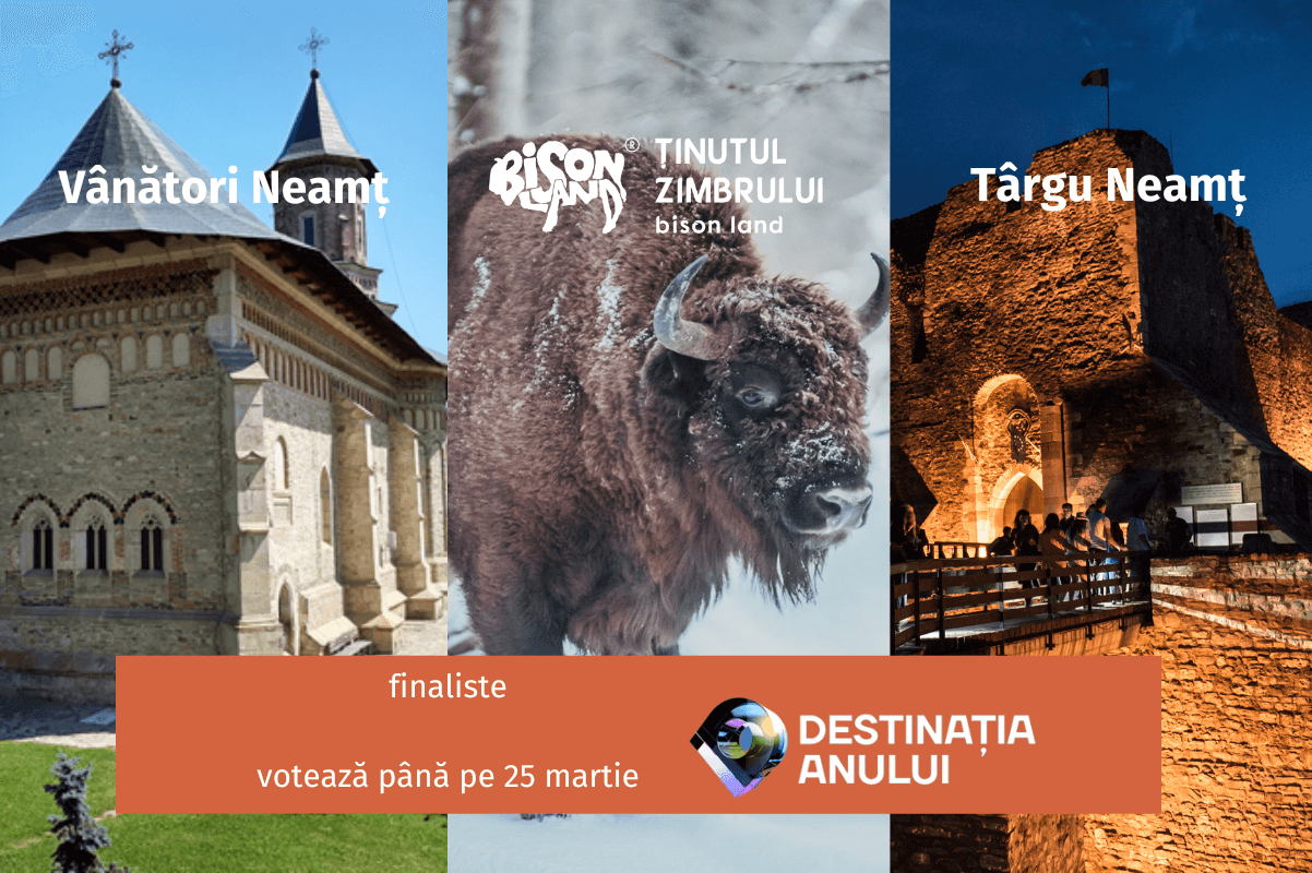 Ținutul Zimbrului – finalistă pentru Destinația Anului. Tu decizi dacă ajunge pe podium!