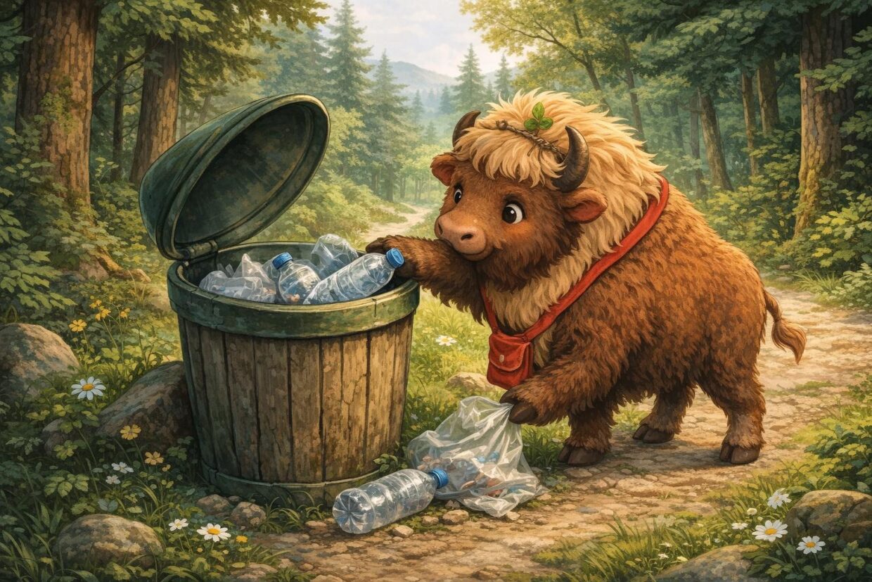 Pățania lui Zimbrișor, de Ziua Reciclării
