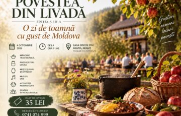 „Povestea din livadă”. Hai duminică, 4 octombrie, la Casa dintre Pini